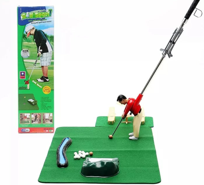 Mini Golfing Man Game Indoor
