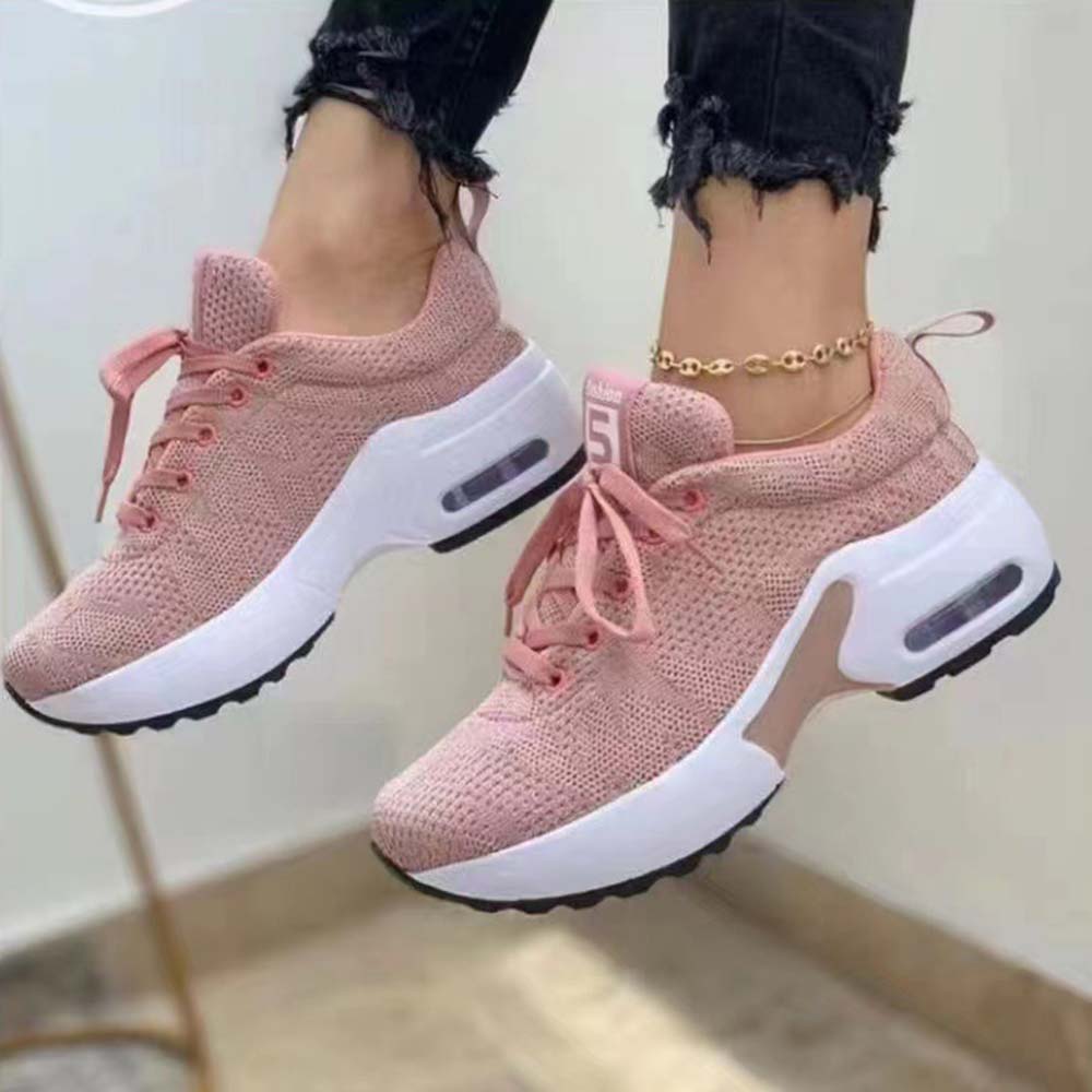 Lodowylabedz Nowe damskie buty do biegania na co dzień z poduszką powietrzną Trampki