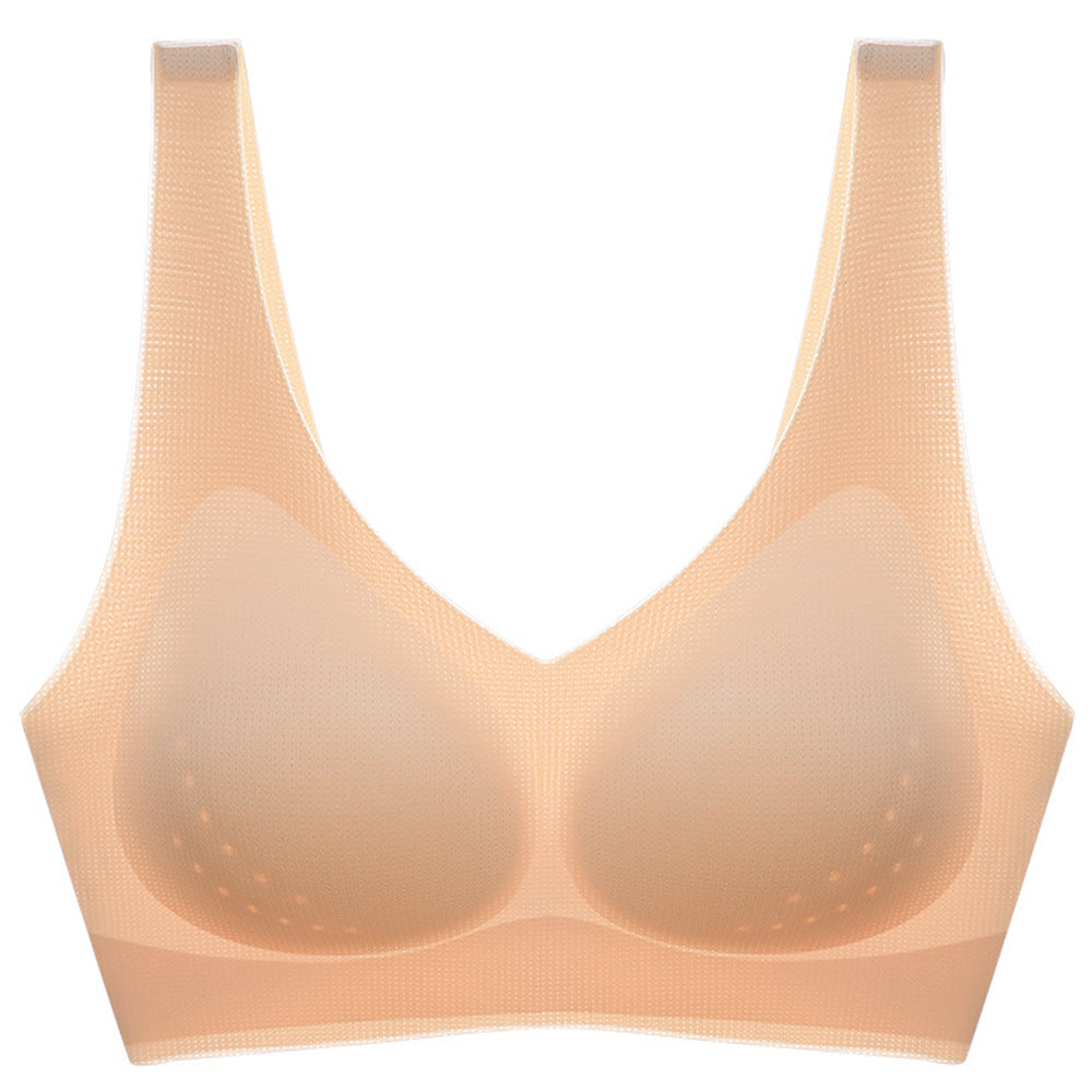 Ultracienki biustonosz lateksowy push-up bez stalowego pierścienia