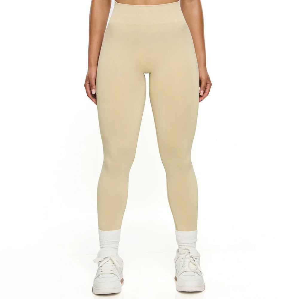 Nowy damski strój sportowy bezszwowe spodnie z biustonoszem do fitnessu