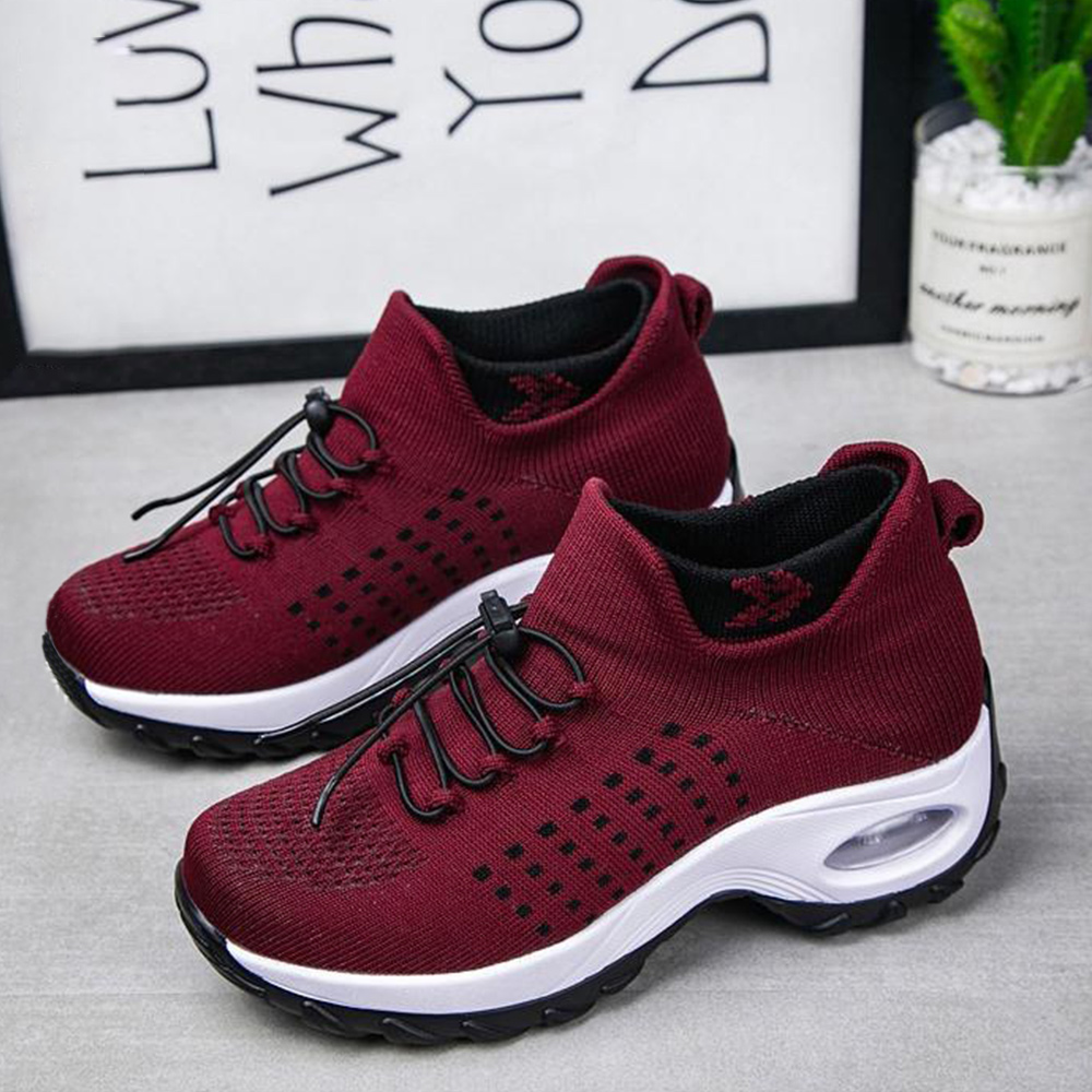 Damskie wsuwane buty z grubą poduszką powietrzną