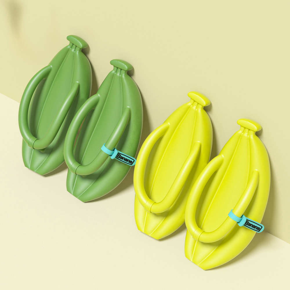 Lodowylabed™ Klapki na platformie dla par w kształcie banana