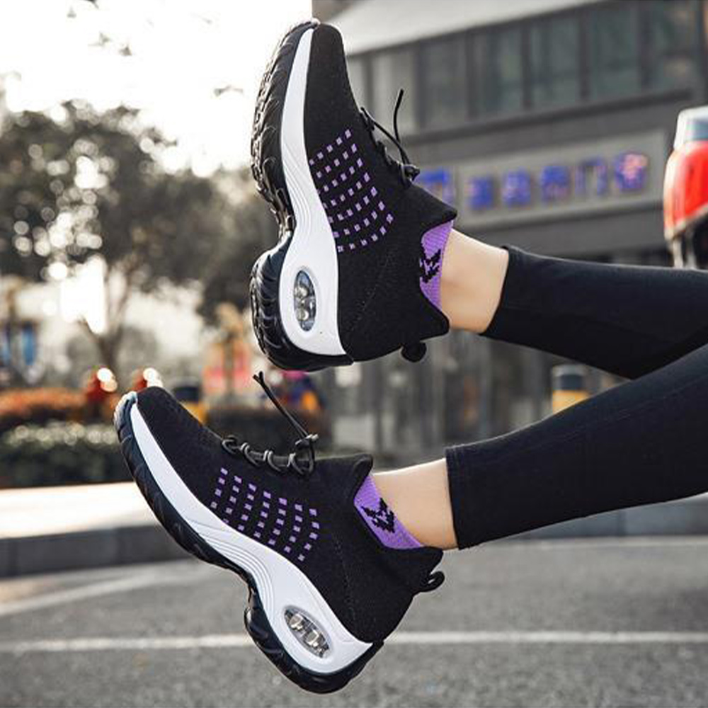 Damskie wsuwane buty z grubą poduszką powietrzną