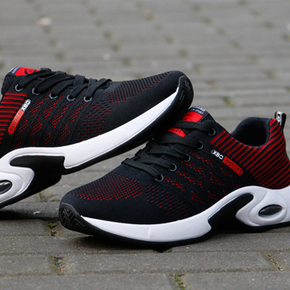 Lodowylabedz Nowe męskie buty sportowe Air Cushion Flying tkane