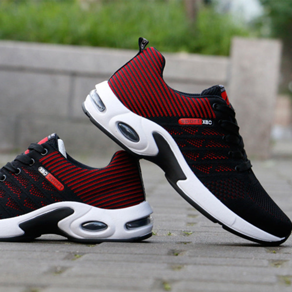 Lodowylabedz Nowe męskie buty sportowe Air Cushion Flying tkane