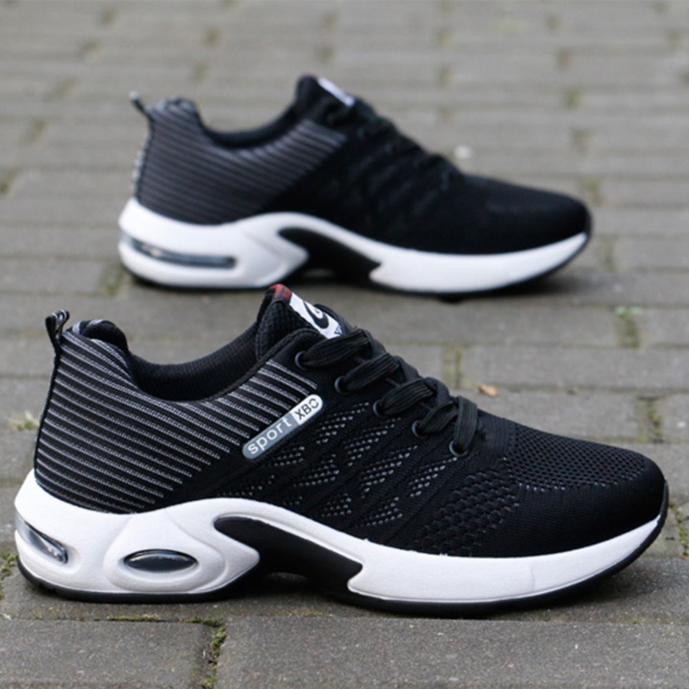 Lodowylabedz Nowe męskie buty sportowe Air Cushion Flying tkane