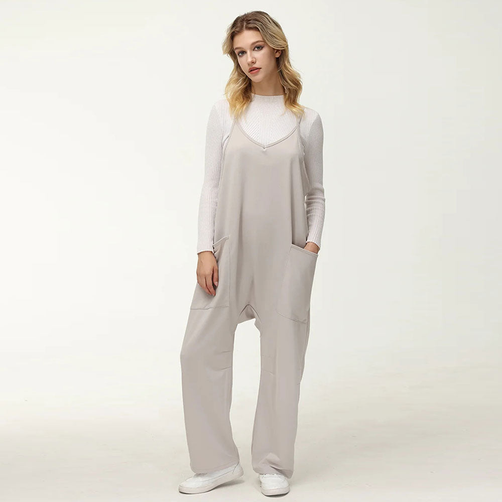 Lodowylabedz™ Damski swobodny kombinezon bez rękawów