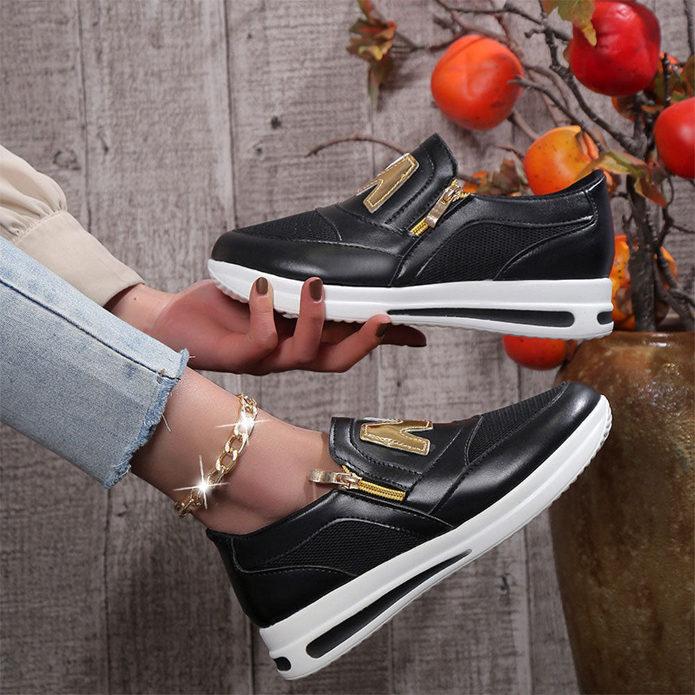 Gioiacombo™ Nuove scarpe da ginnastica casual da donna in tinta unita 