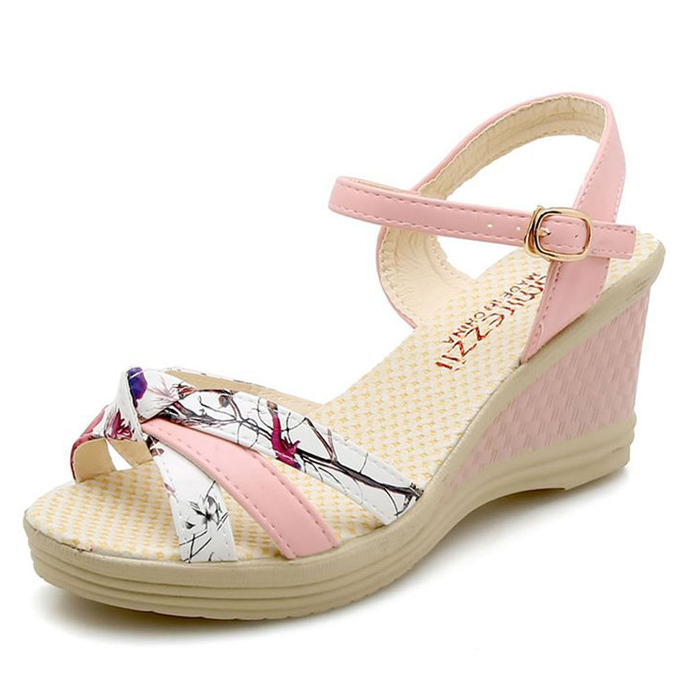 Lodowylabedz Damskie letnie modne eleganckie sandały na wysokim obcasie