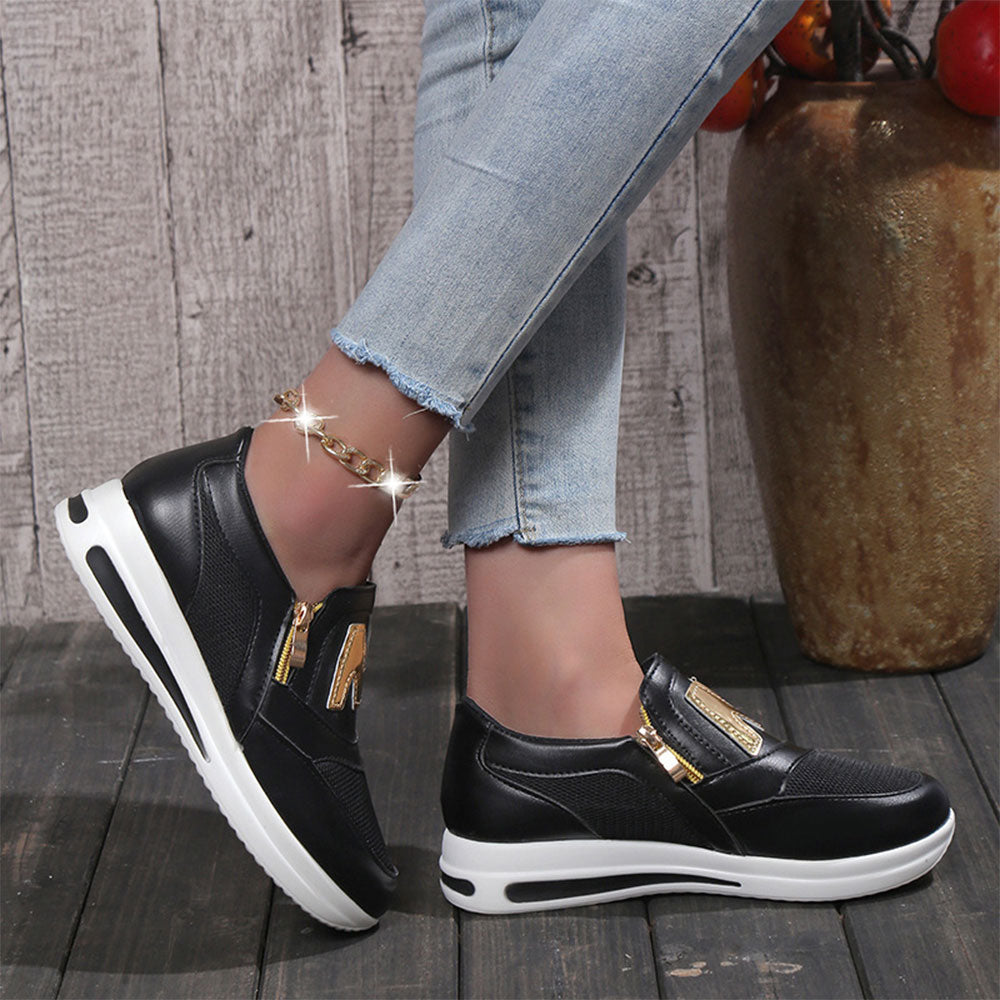 Gioiacombo™ Nuove scarpe da ginnastica casual da donna in tinta unita 