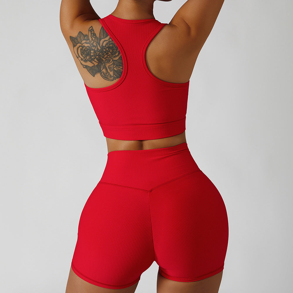 Damskie spodnie do jogi z wysokim stanem, obcisłe do biegania