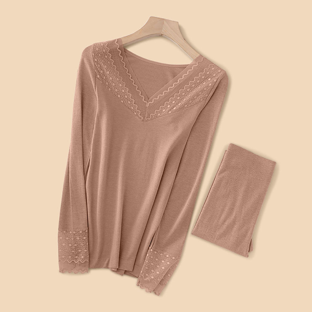 Damski jesienno-zimowy nowy miękki kombinezon termoaktywny do modelowania sylwetki