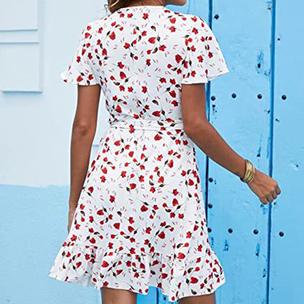 Zingsee™ Floral dress with ruffles