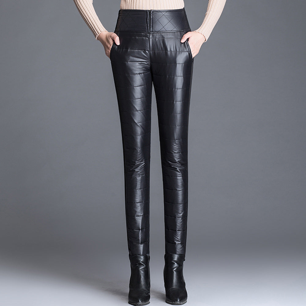 Lodowylabedz™ Zimowe nowe damskie dwustronnie puchowe spodnie termiczne