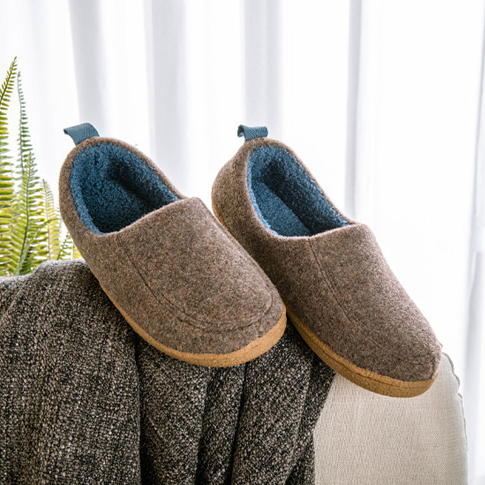 Nowa wewnętrzna ciepła pluszowa torba na obcasie bawełniane kapcie pary zimowe