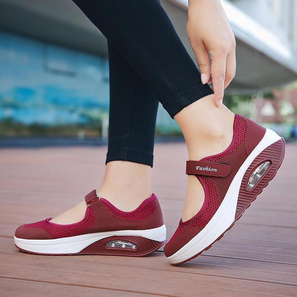 Polska moda damska Wygodne, oddychające, rozciągliwe buty na co dzień