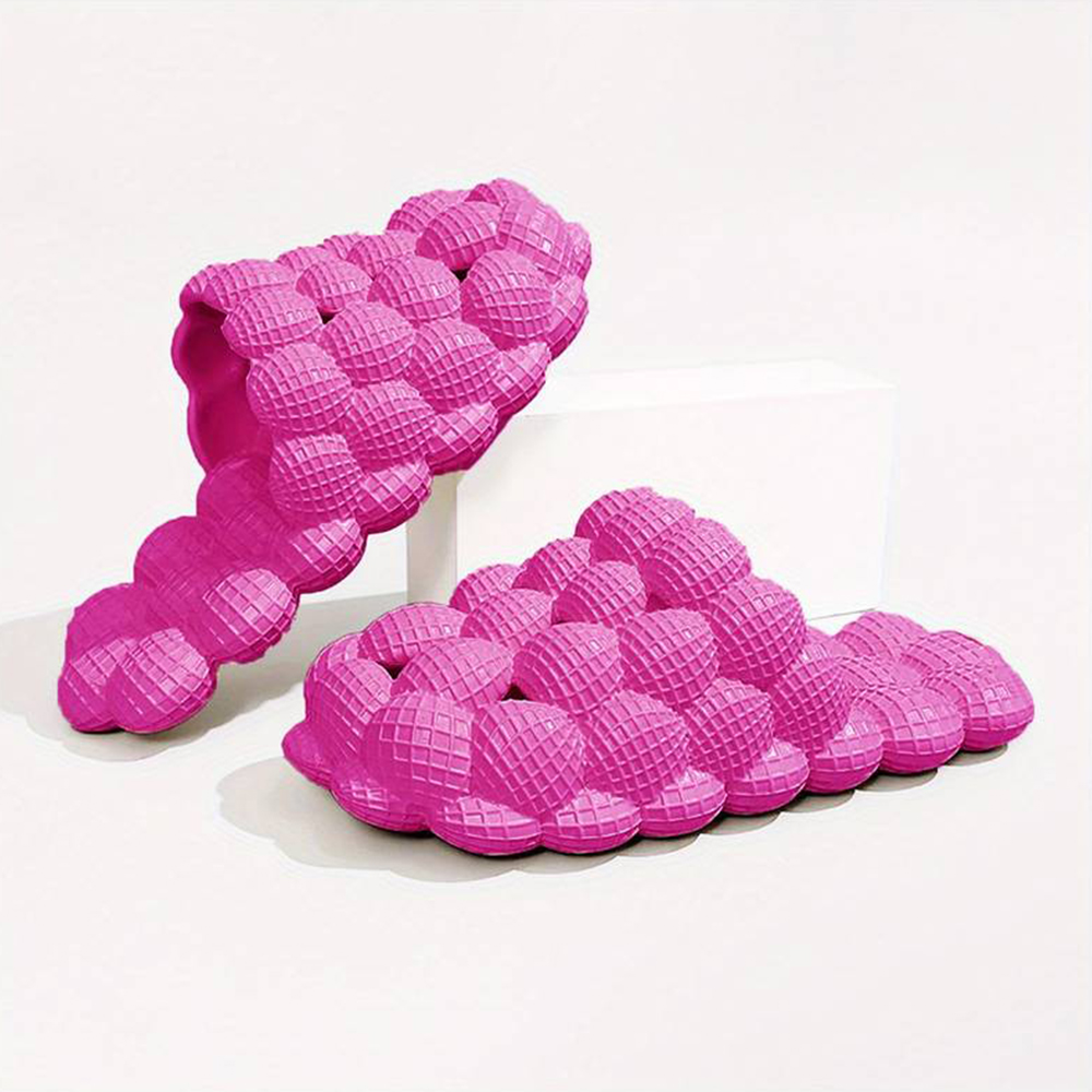 Lodowylabedz Bąbelkowe klapki do masażu dla par Kolorowe zjeżdżalnie bąbelkowe