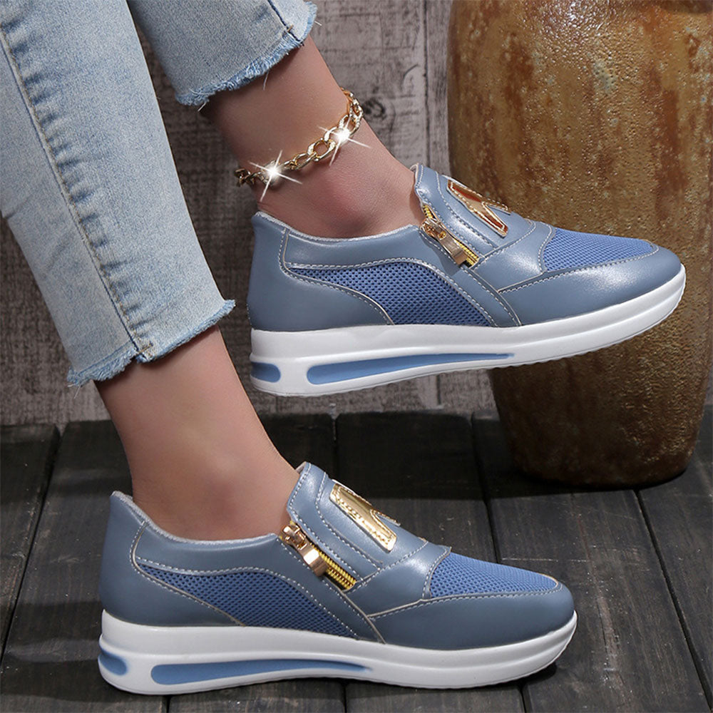 Gioiacombo™ Nuove scarpe da ginnastica casual da donna in tinta unita 