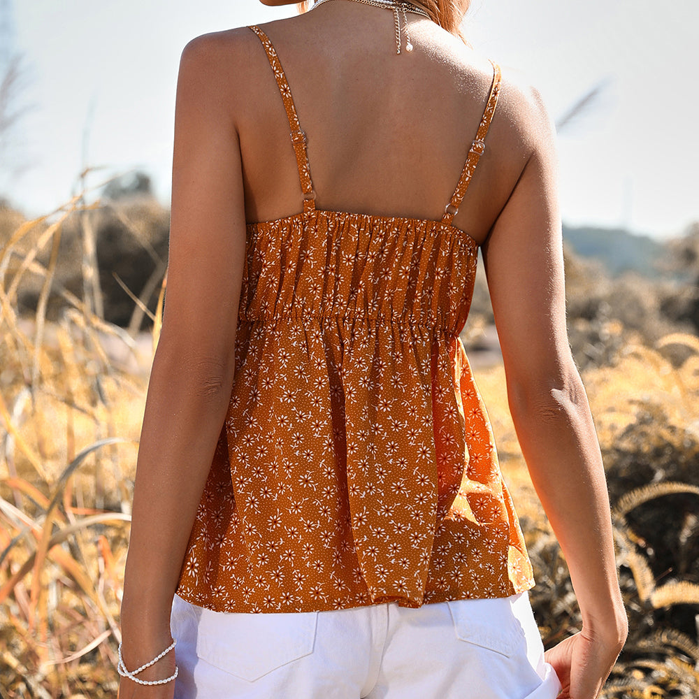 Letnie szelki w kwiaty