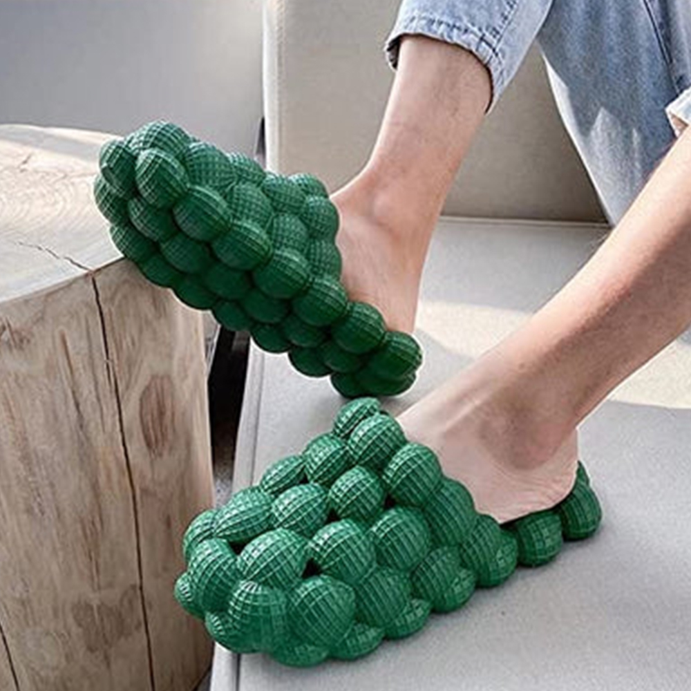 Lodowylabedz Bąbelkowe klapki do masażu dla par Kolorowe zjeżdżalnie bąbelkowe