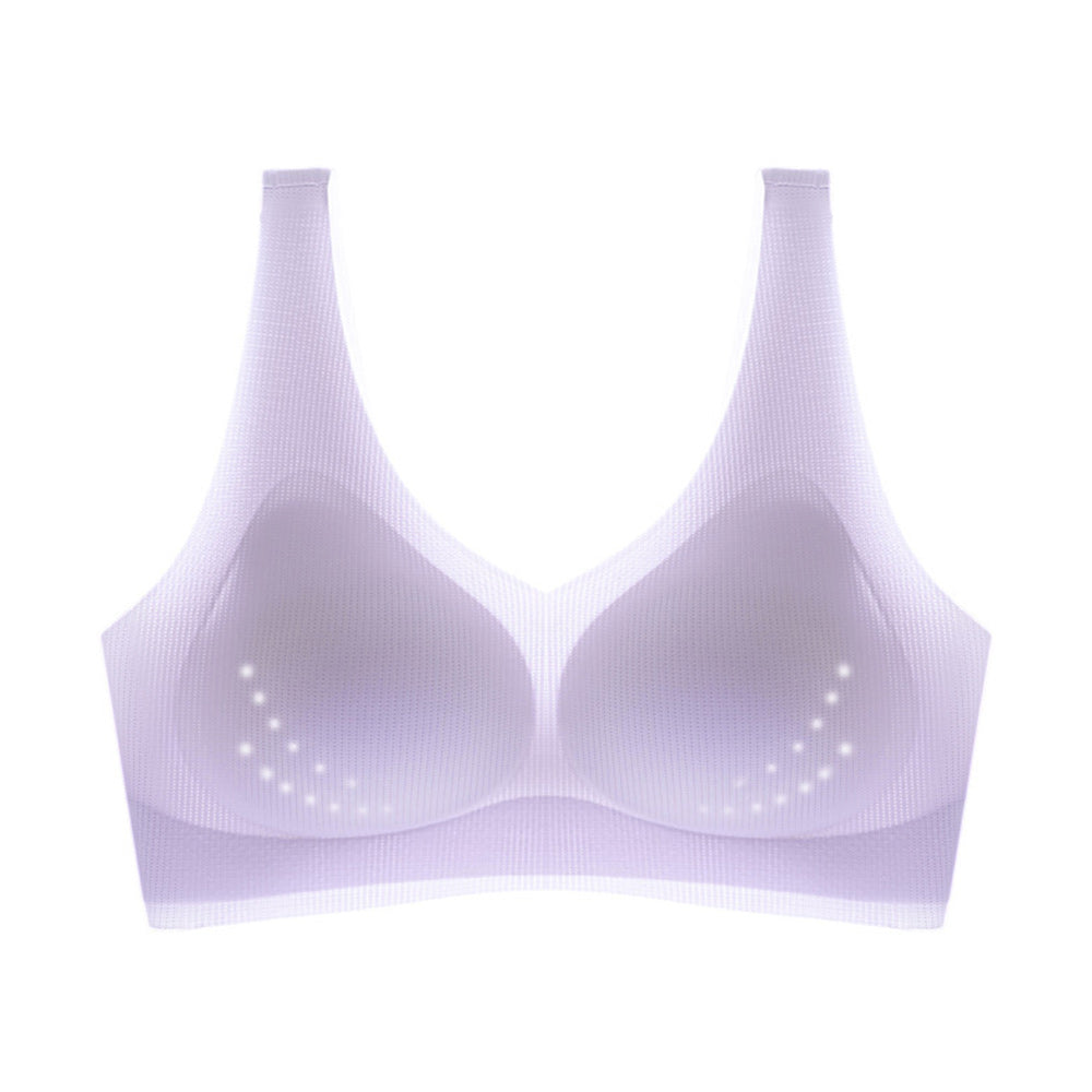 Ultracienki biustonosz lateksowy push-up bez stalowego pierścienia