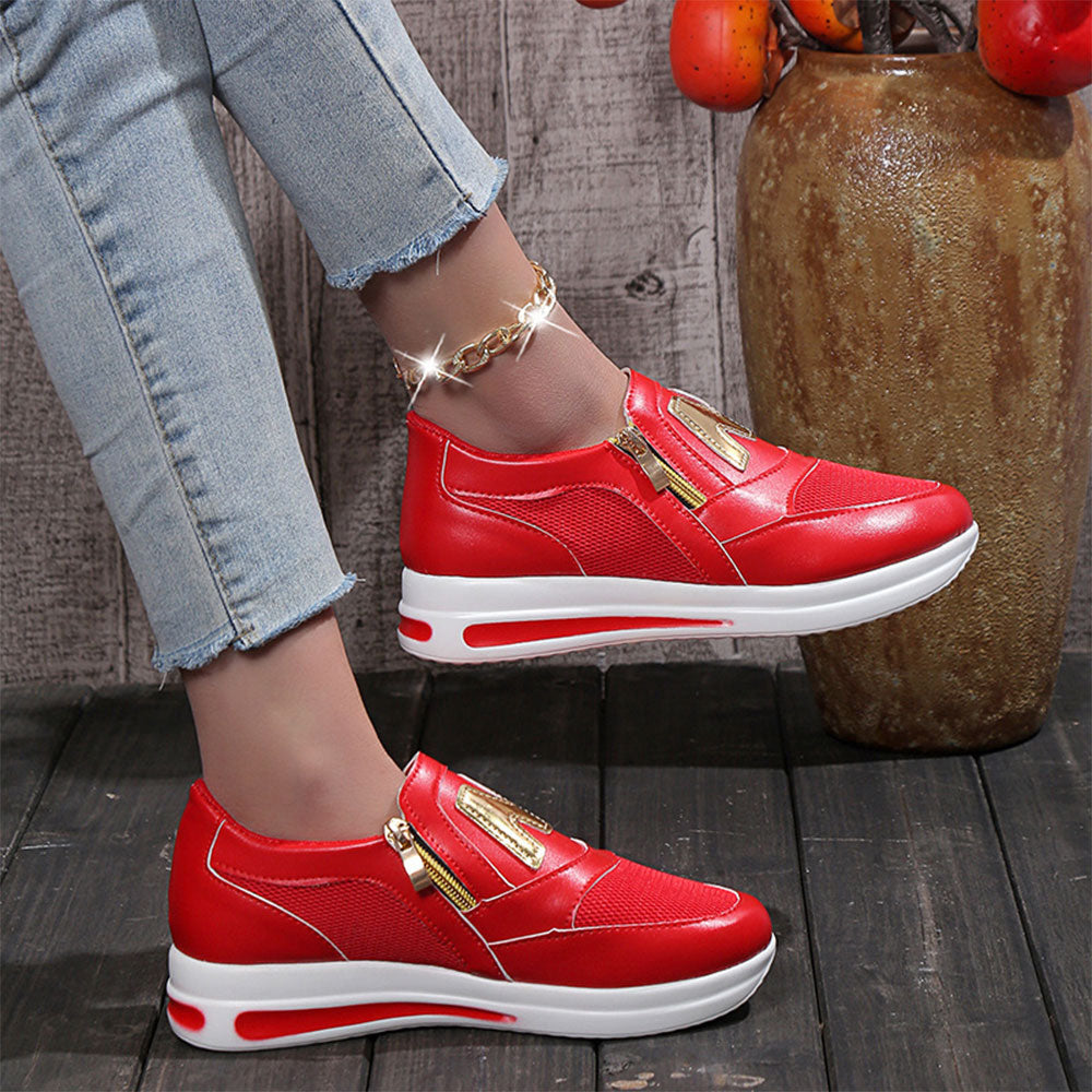 Gioiacombo™ Nuove scarpe da ginnastica casual da donna in tinta unita 