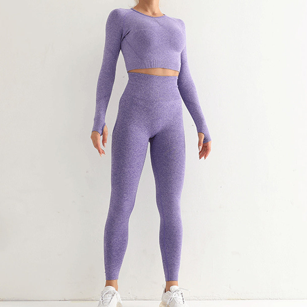 Nowy strój sportowy wysoka talia butt lift obcisłe ubrania do jogi damskie