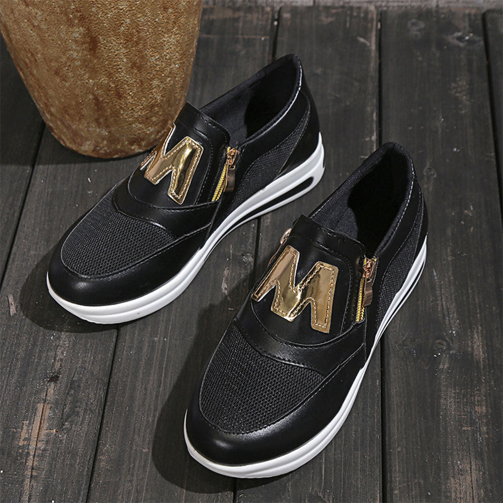 Gioiacombo™ Nuove scarpe da ginnastica casual da donna in tinta unita 