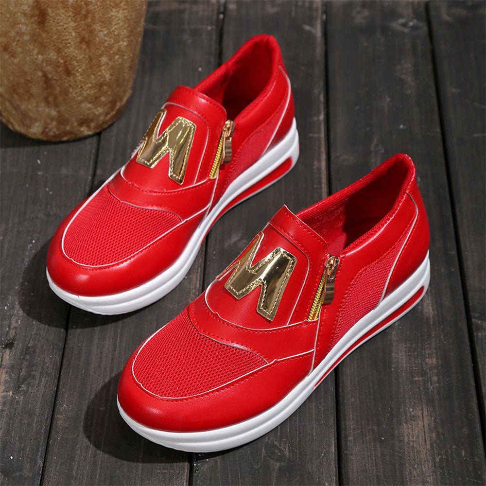 Gioiacombo™ Nuove scarpe da ginnastica casual da donna in tinta unita 