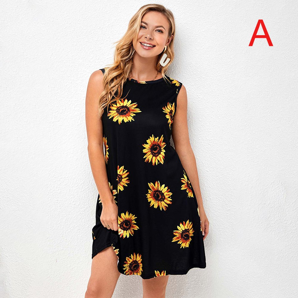 Zingsee™ New women's sleeveless dress with print