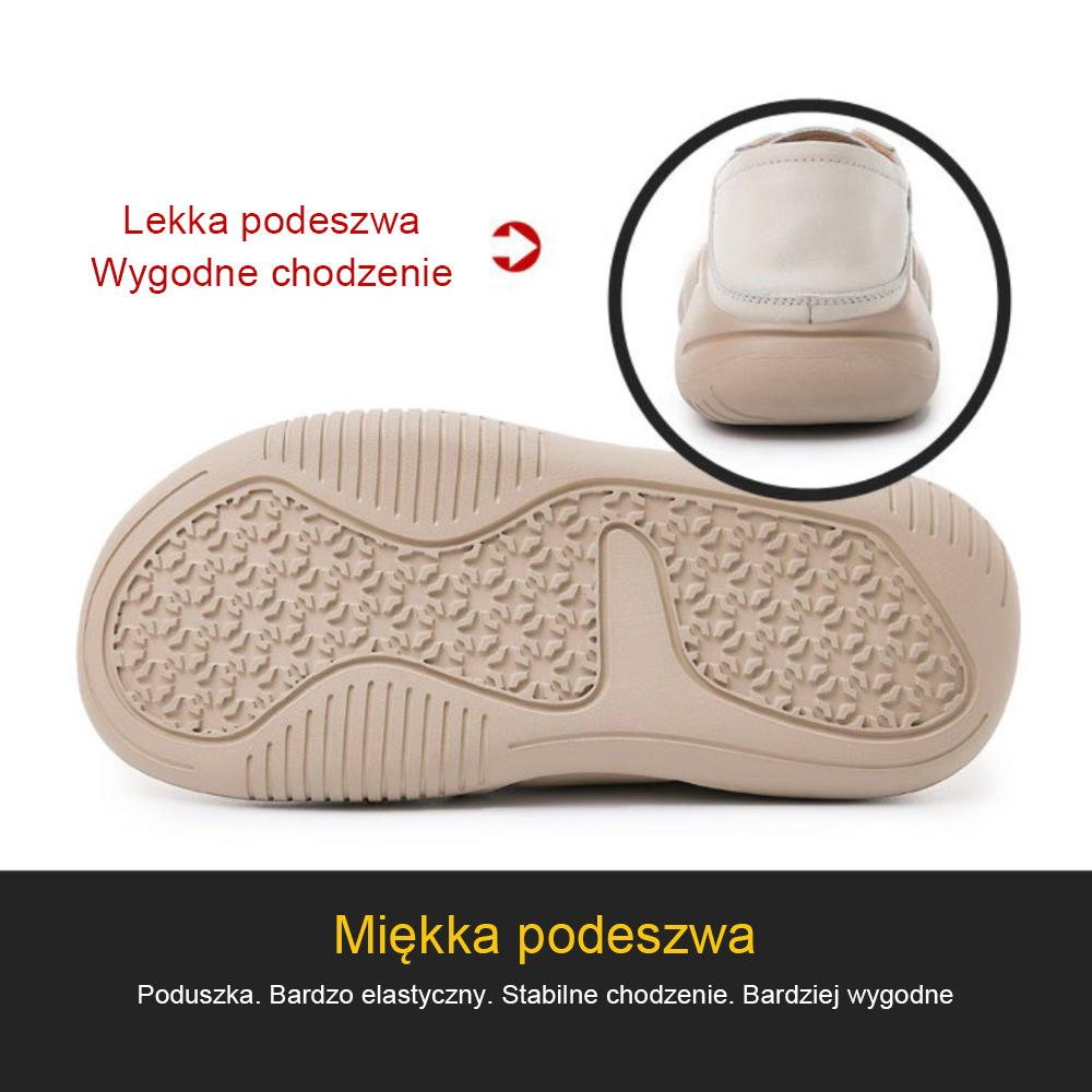 Lodowylabedz™ Wygodne obuwie damskie na co dzień z grubą podeszwą