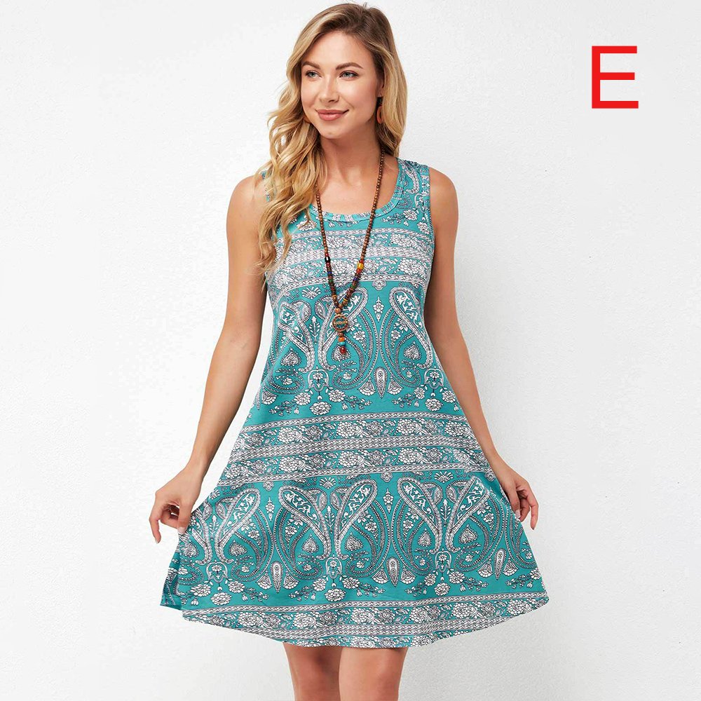 Zingsee™ New women's sleeveless dress with print