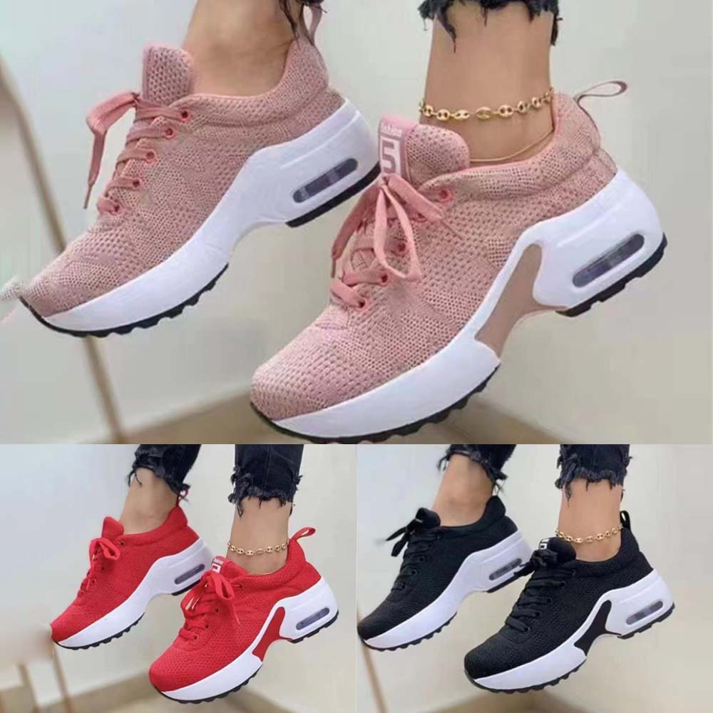 Lodowylabedz Nowe damskie buty do biegania na co dzień z poduszką powietrzną Trampki