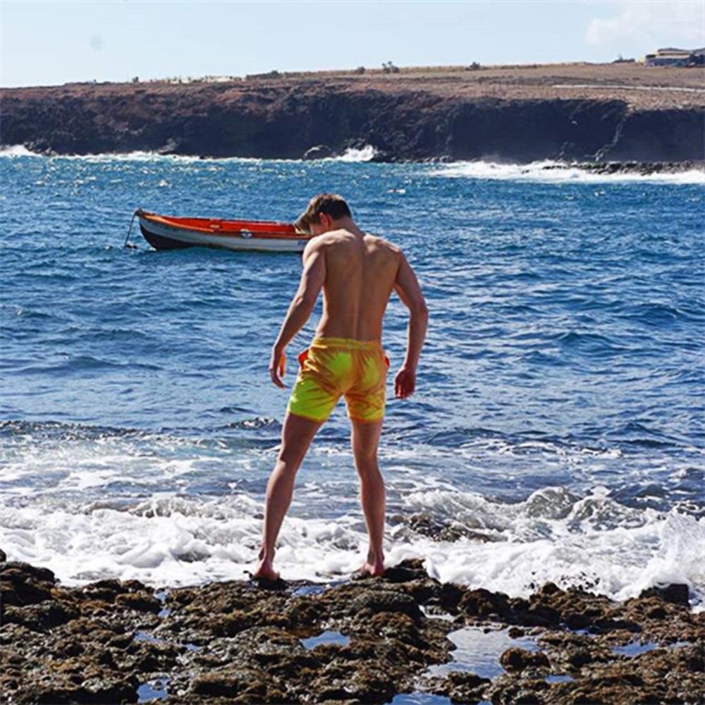 Lodowylabedz™ Zmieniające kolor, wrażliwe na temperaturę szorty plażow