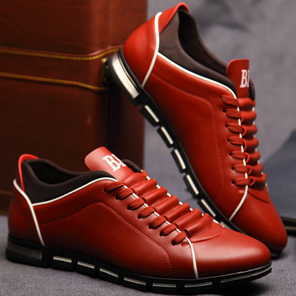 Moda męska Casual brytyjskie buty sznurowane