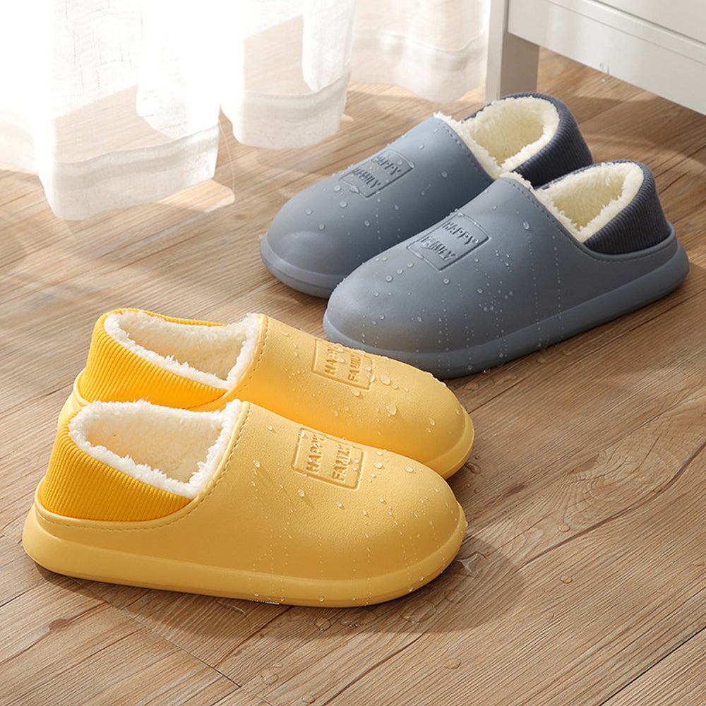 Glückbox™ 2022 Herbst Winter neue wasserdichte weiche und samtige Hausschuhe mit Absatz
