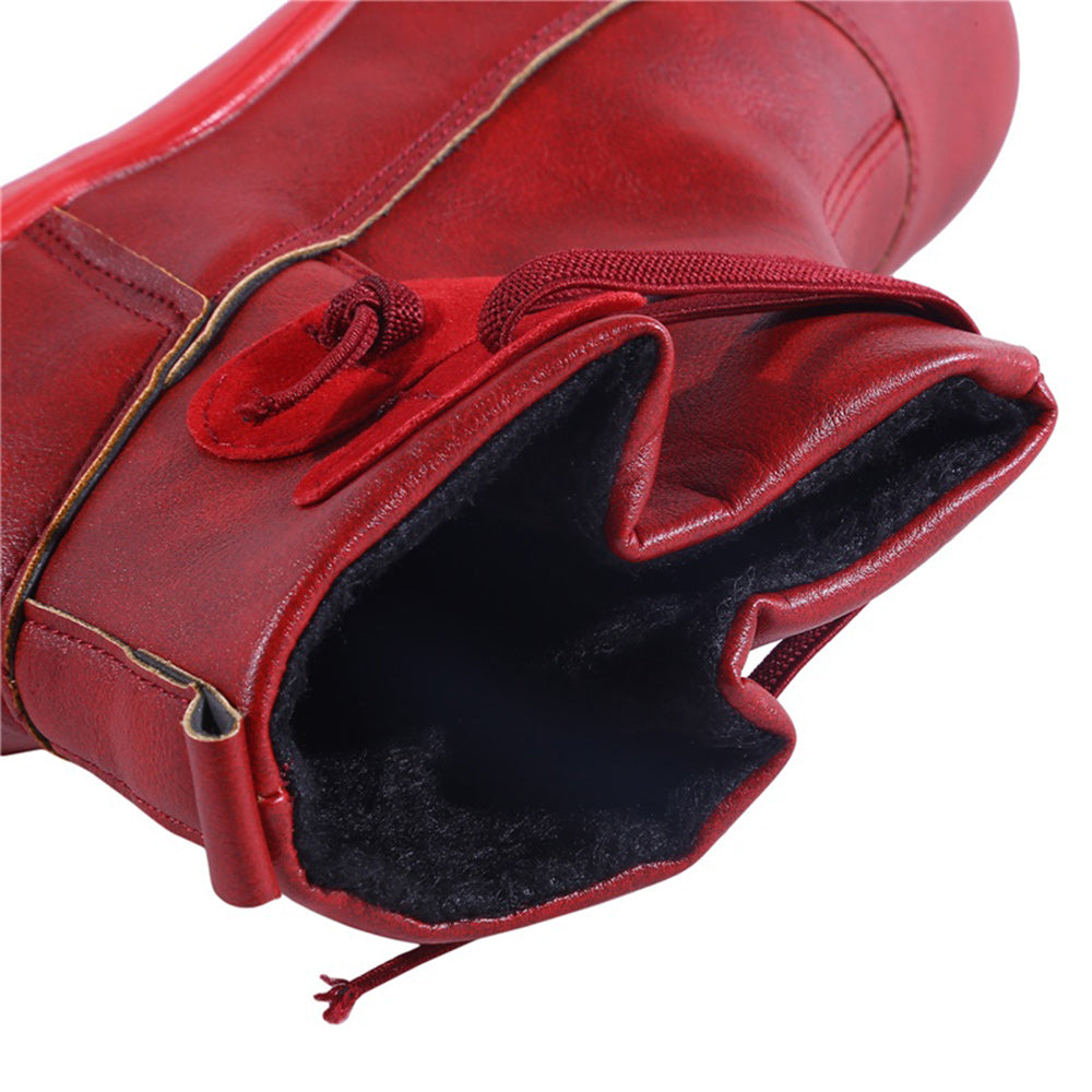 Damskie krótkie buty martin w stylu vintage