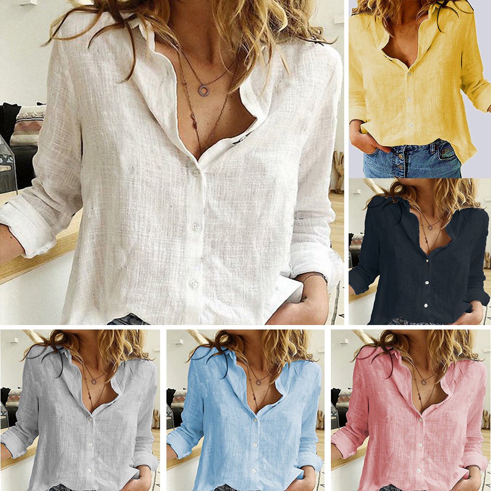 Lodowylabedz™ Oddychająca koszula z długim rękawem z czystego lnu