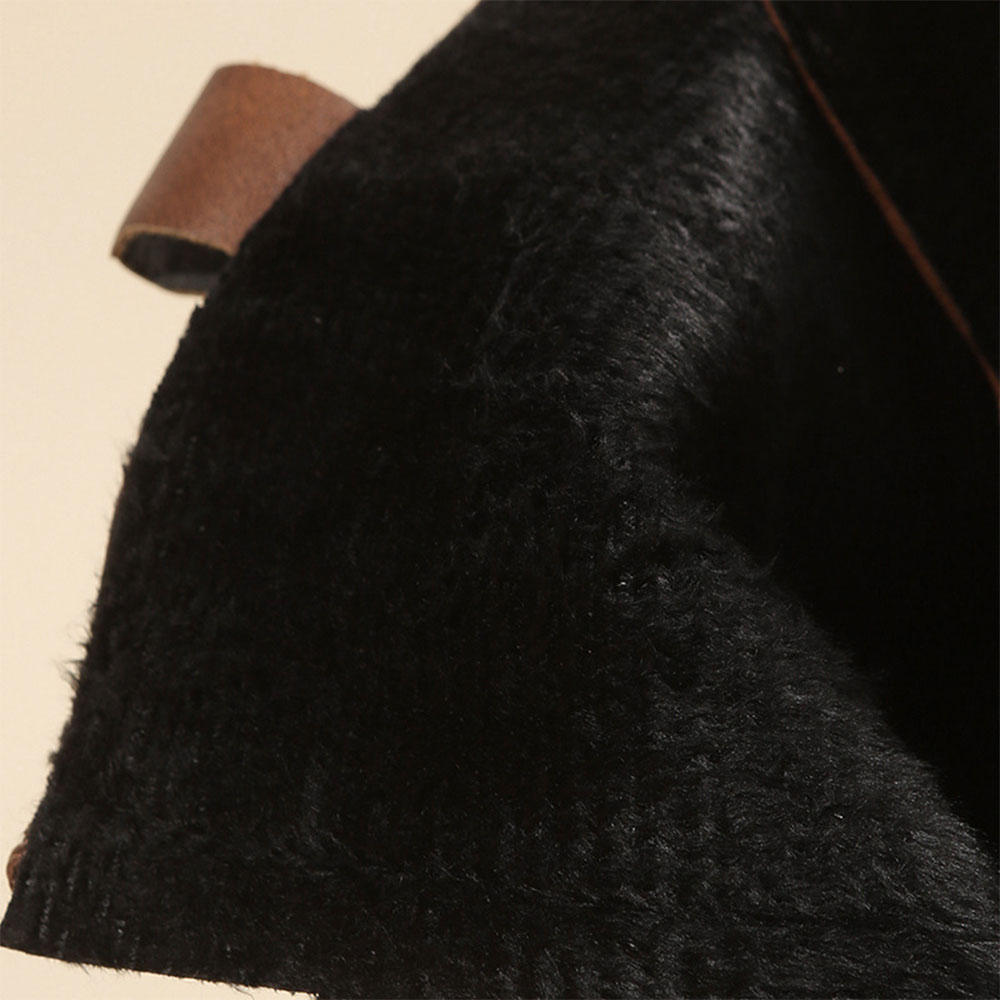 Mid -Tube cienkie aksamitne zamek błyskawiczne.