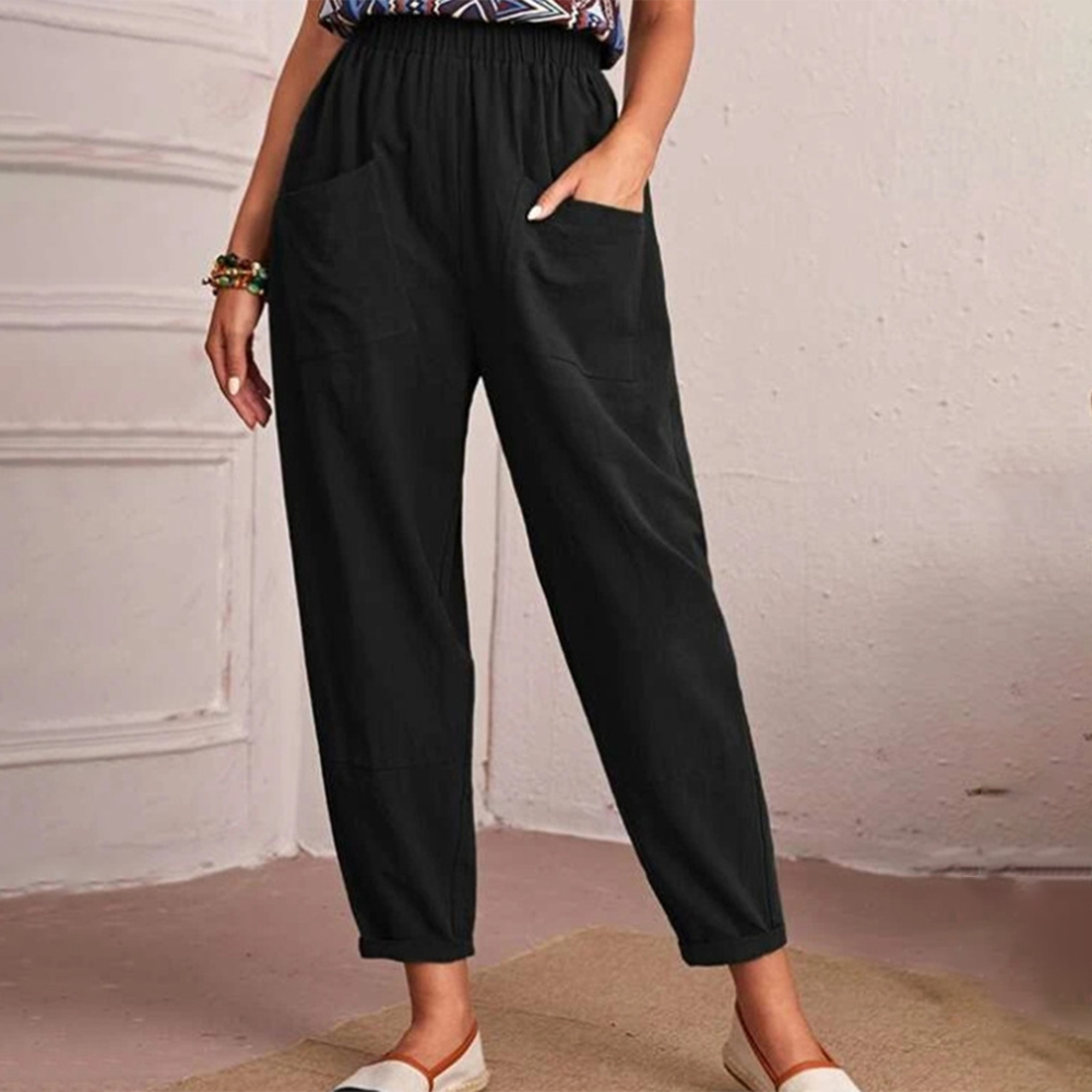 Lodowylabedz Wiosna i lato 2023 przewiewne spodnie z bawełny i lnu