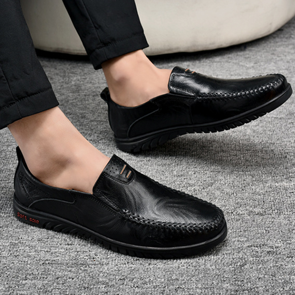 Lumbresueo Mocasines casuales de moda británica Mocasines sin cordones