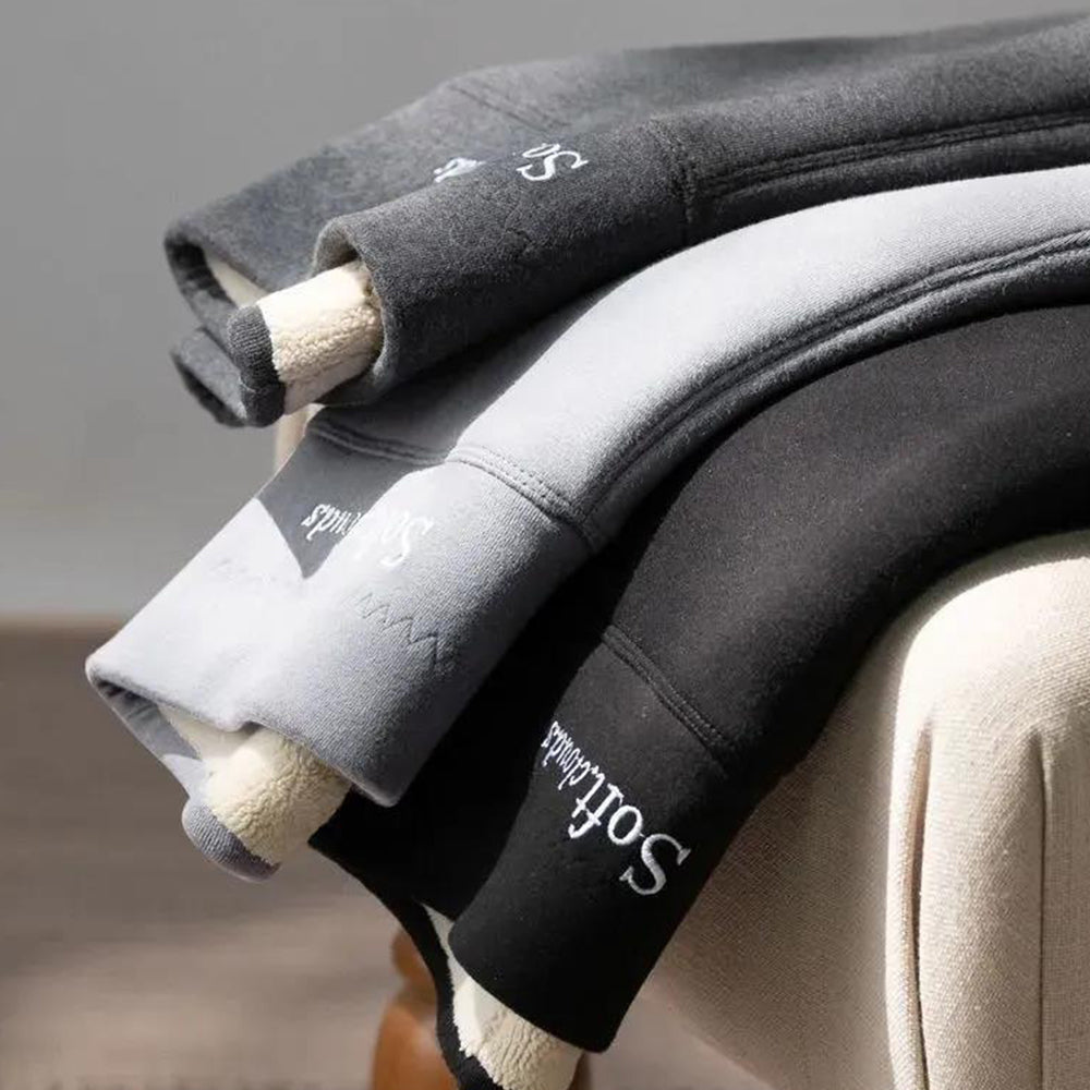 Damskie nowe jesienno-zimowe legginsy z polaru jagnięcego z wysokim stanem