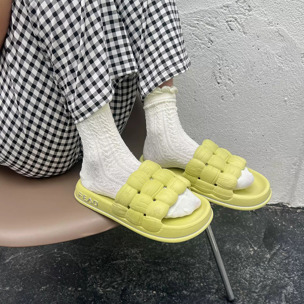 Lodowylabedz Letnie damskie antypoślizgowe miękkie dno domowe kapcie