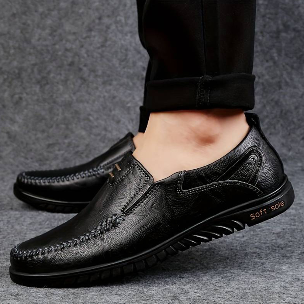 Lumbresueo Mocasines casuales de moda británica Mocasines sin cordones