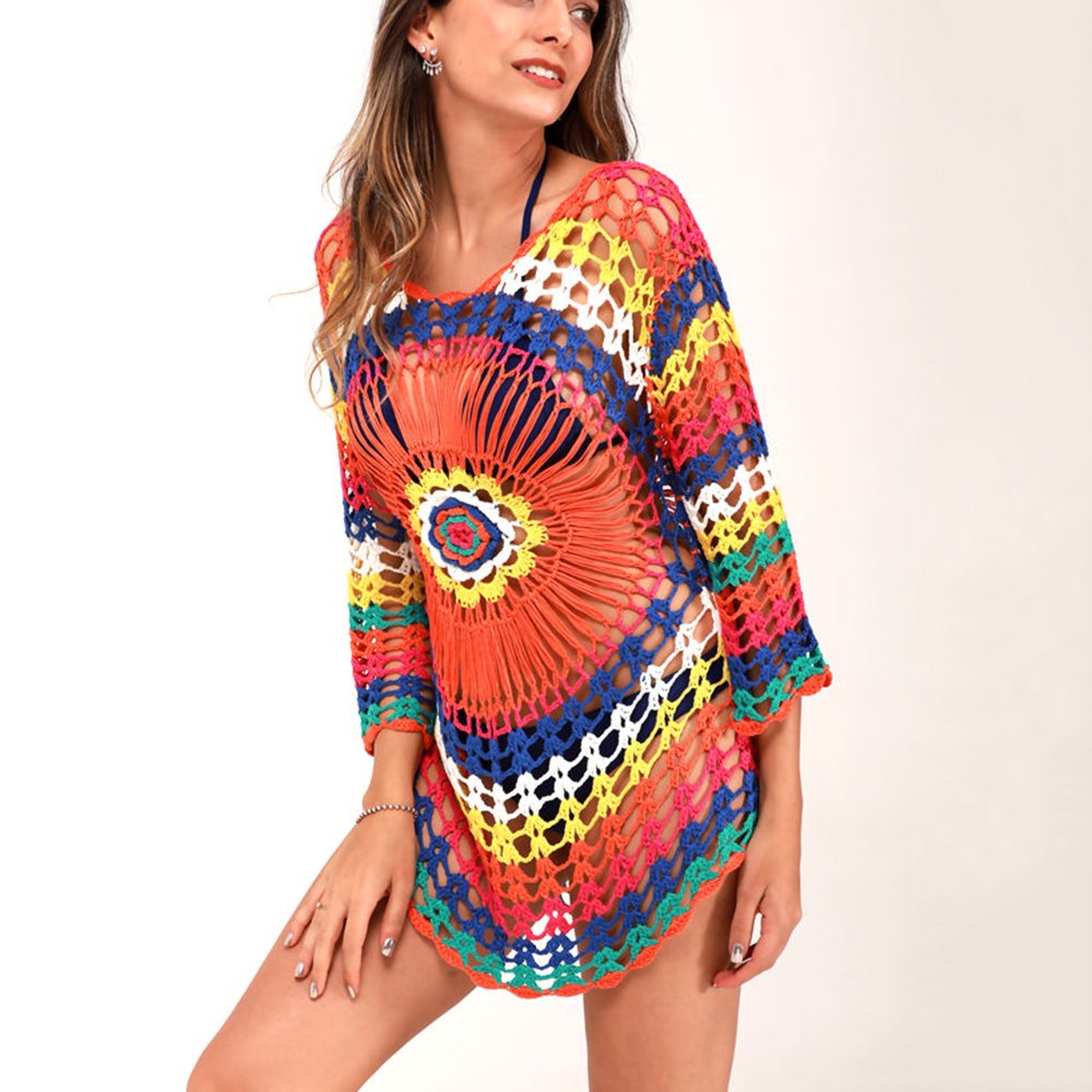 Zingsee™ Hand crocheted colored swimwear sole cover