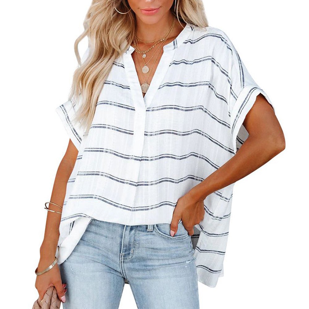 Zingsee™ Thin baggy plaid shirt