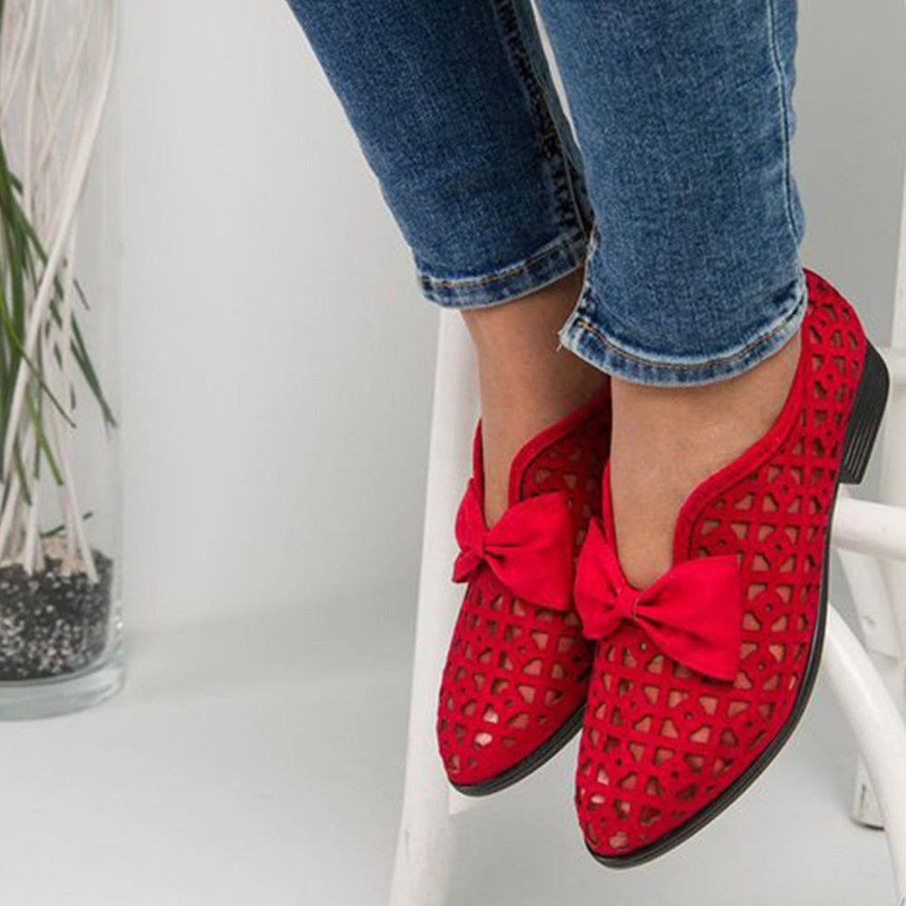 Sandały z wycięciem w motyle