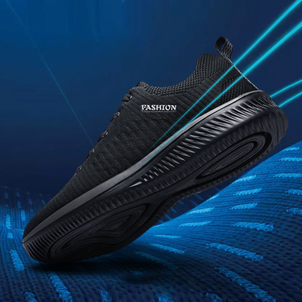 Męskie modne siatkowe lekkie, oddychające trampki na co dzień