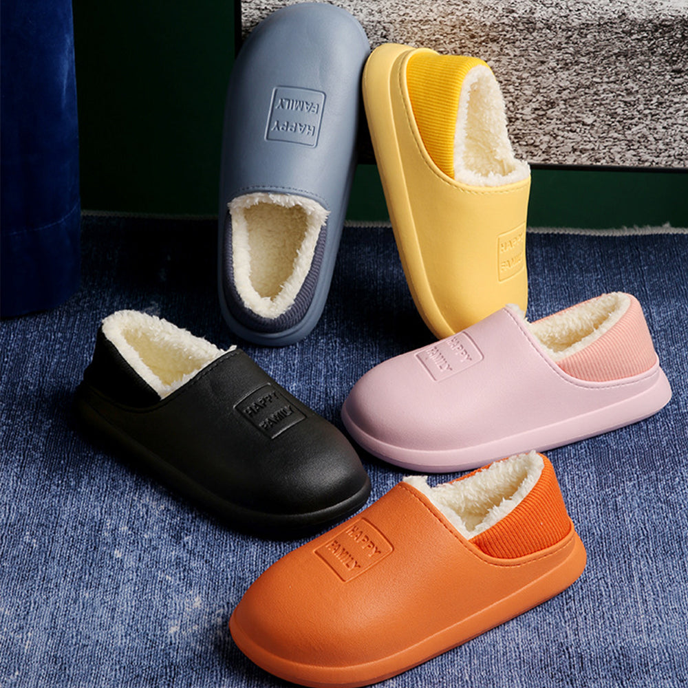 Glückbox™ 2022 Herbst Winter neue wasserdichte weiche und samtige Hausschuhe mit Absatz