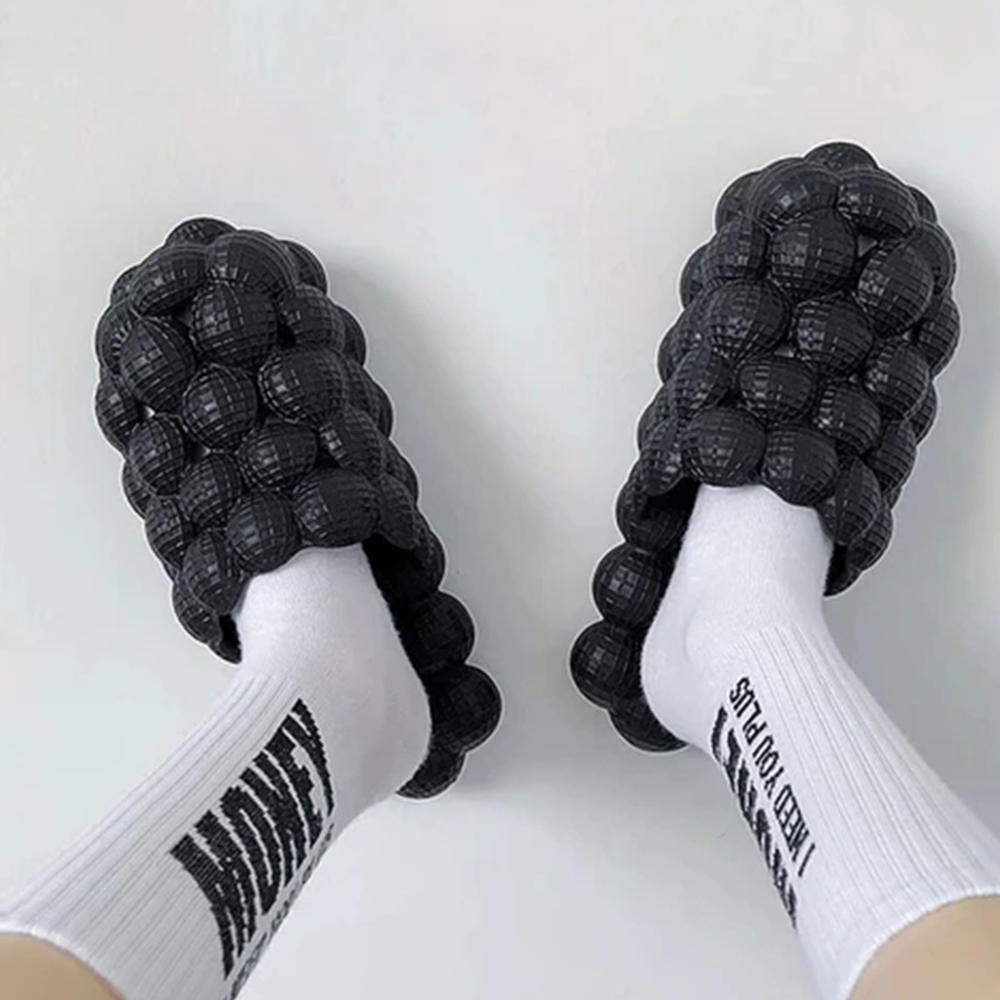 Lodowylabedz Bąbelkowe klapki do masażu dla par Kolorowe zjeżdżalnie bąbelkowe